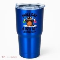 Mole Day Avogadros Number October 23rd Raglan Baseball Gift Tumbler thumb 0