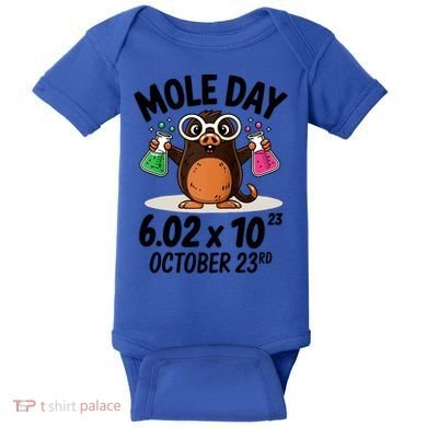 Mole Day Avogadros Number October 23rd Raglan Baseball Gift Baby Bodysuit