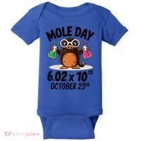 Mole Day Avogadros Number October 23rd Raglan Baseball Gift Baby Bodysuit thumb 0