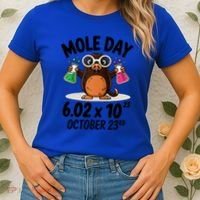 Mole Day Avogadros Number October 23rd Raglan Baseball Gift Women's T-Shirt thumb 2