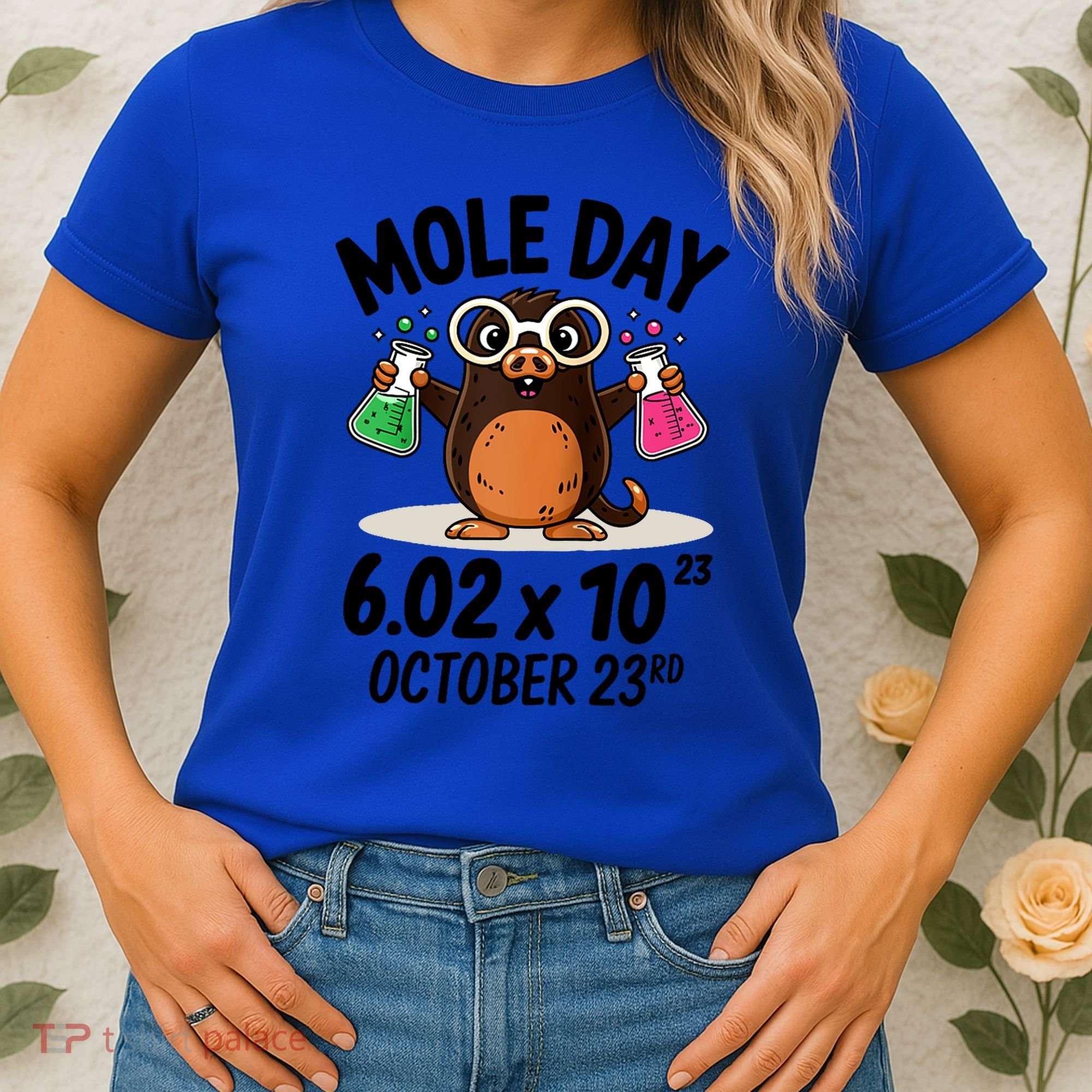 Mole Day Avogadros Number October 23rd Raglan Baseball Gift Women's T-Shirt