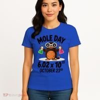 Mole Day Avogadros Number October 23rd Raglan Baseball Gift Women's T-Shirt thumb 4