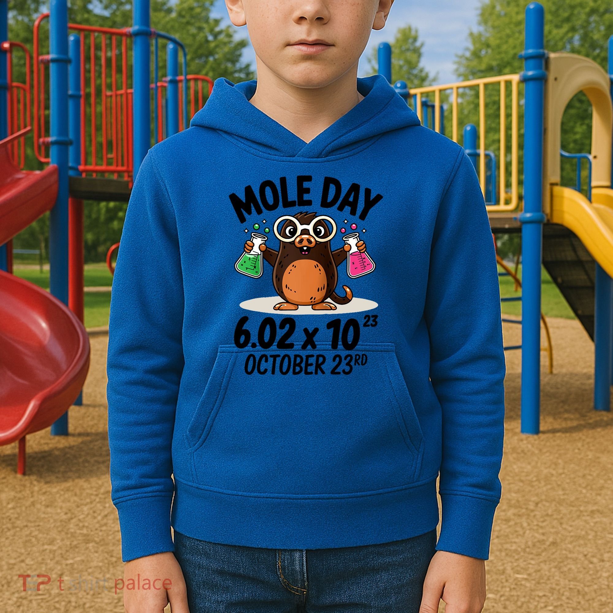 Mole Day Avogadros Number October 23rd Raglan Baseball Gift Kids Hoodie