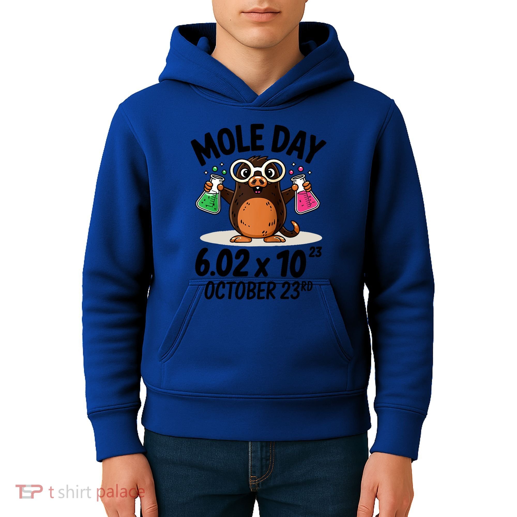 Mole Day Avogadros Number October 23rd Raglan Baseball Gift Kids Hoodie