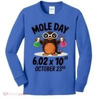 Mole Day Avogadros Number October 23rd Raglan Baseball Gift Kids Long Sleeve Shirt thumb 0