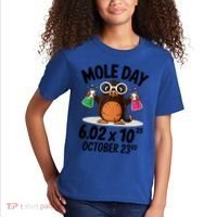 Mole Day Avogadros Number October 23rd Raglan Baseball Gift Kids T-Shirt thumb 2