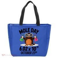 Mole Day Avogadros Number October 23rd Raglan Baseball Gift Tote Bag thumb 0