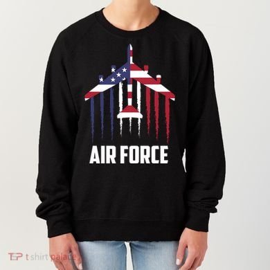 Memorial Day Air Force B52 Bomber American Women's Sweatshirt