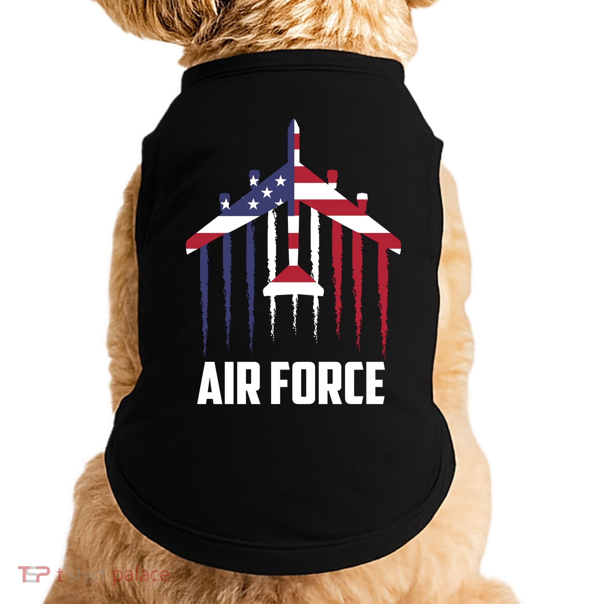 Memorial Day Air Force B52 Bomber American Doggie Tank