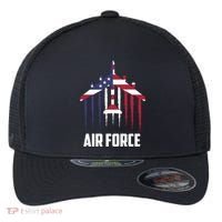 Memorial Day Air Force B52 Bomber American Flexfit Unipanel Trucker Cap thumb 0