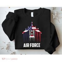 Memorial Day Air Force B52 Bomber American Sweatshirt thumb 2