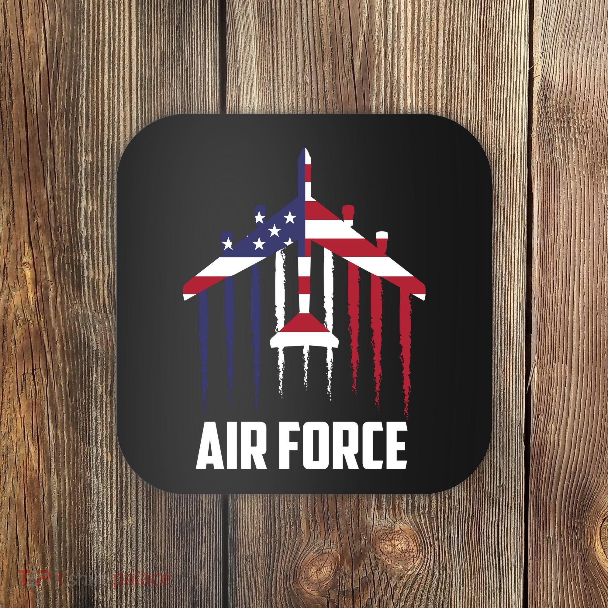 Memorial Day Air Force B52 Bomber American Coaster