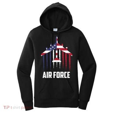 Memorial Day Air Force B52 Bomber American Women's Hoodie