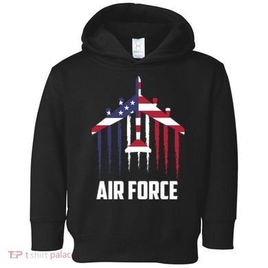 Memorial Day Air Force B52 Bomber American Toddler Hoodie