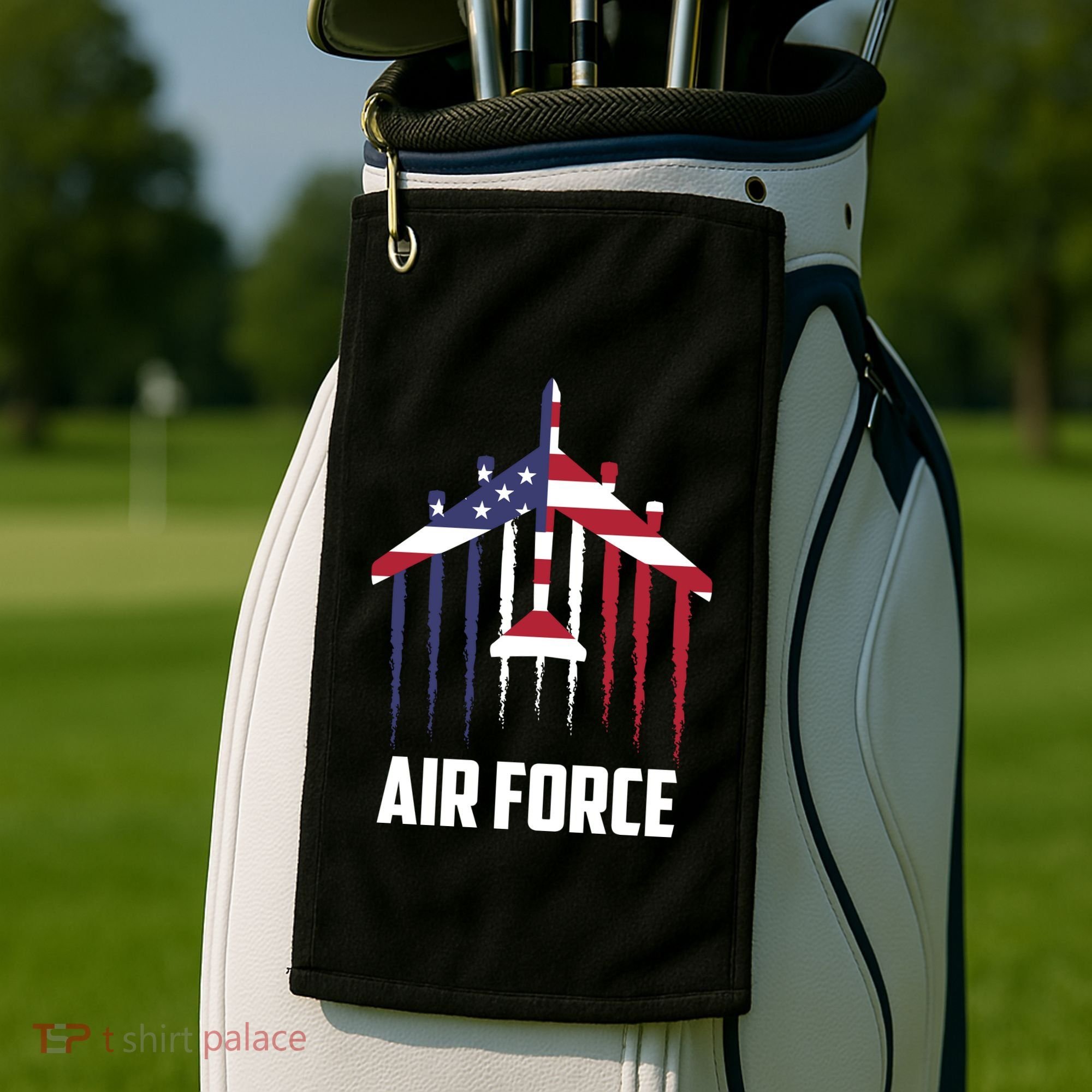 Memorial Day Air Force B52 Bomber American Golf Towel