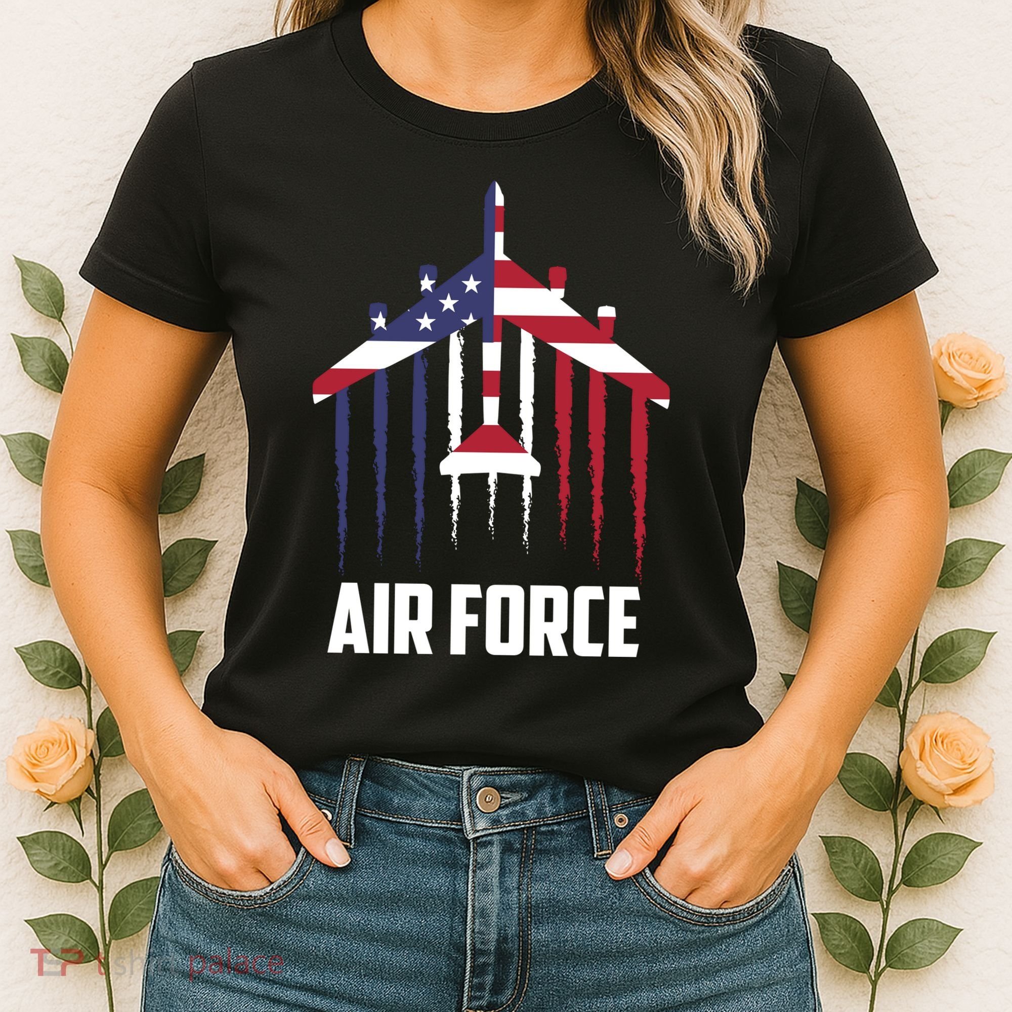 Memorial Day Air Force B52 Bomber American Women's T-Shirt