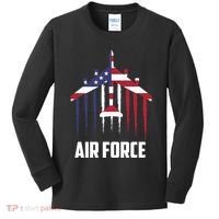 Memorial Day Air Force B52 Bomber American Kids Long Sleeve Shirt thumb 0