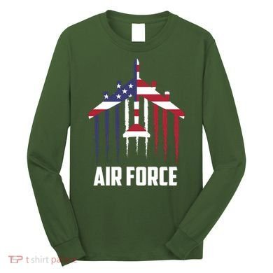 Memorial Day Air Force B52 Bomber American Long Sleeve Shirt