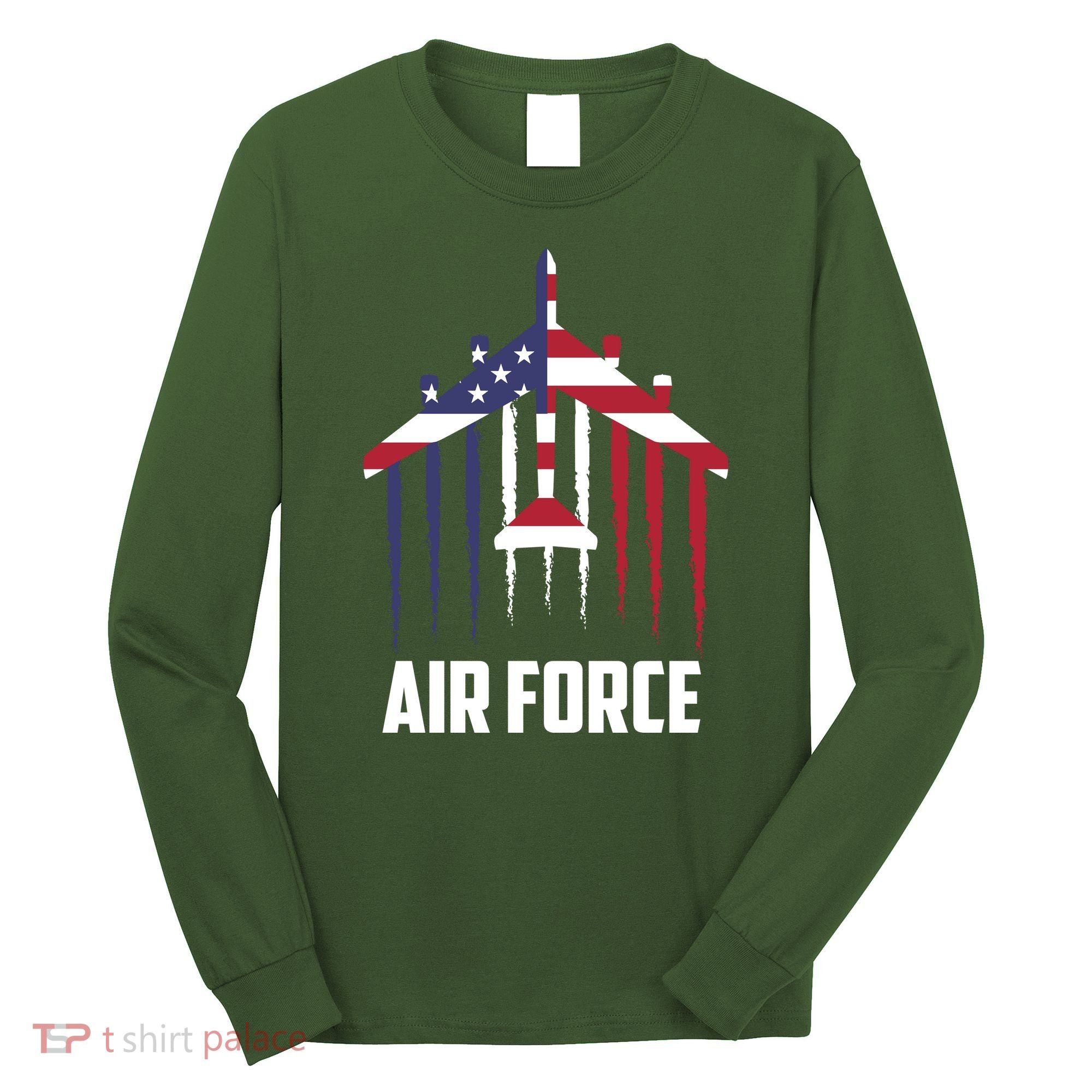 Memorial Day Air Force B52 Bomber American Long Sleeve Shirt