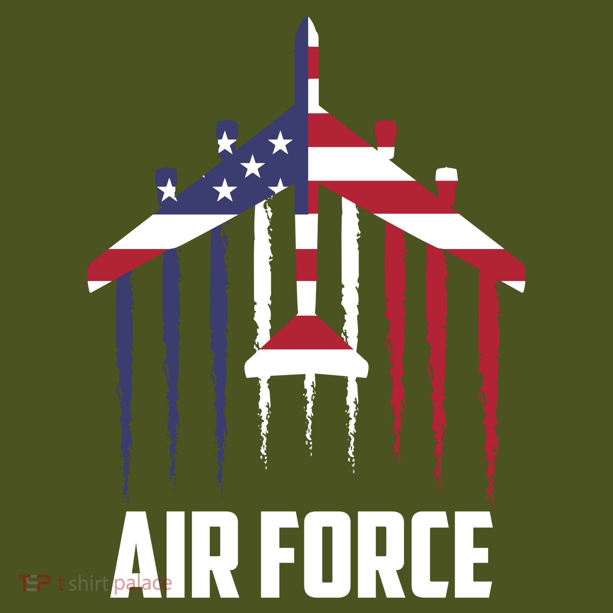 Memorial Day Air Force B52 Bomber American Kids Hoodie