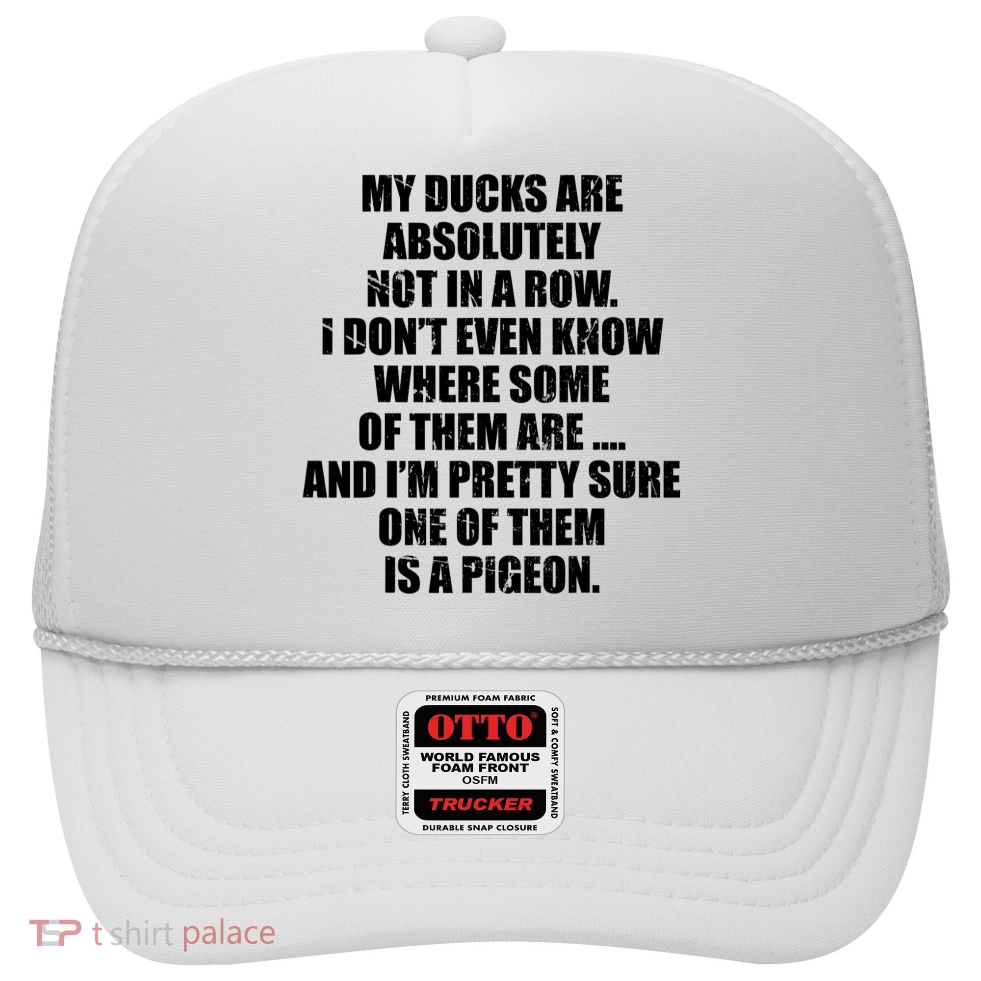 My Ducks Are Absolutely Not In A Row Pigeon Hat