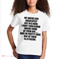 My Ducks Are Absolutely Not In A Row Pigeon Kids T-Shirt thumb 2