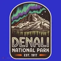 Mount Denali Alaska Mountain Denali National Park Long Sleeve Shirt thumb 2