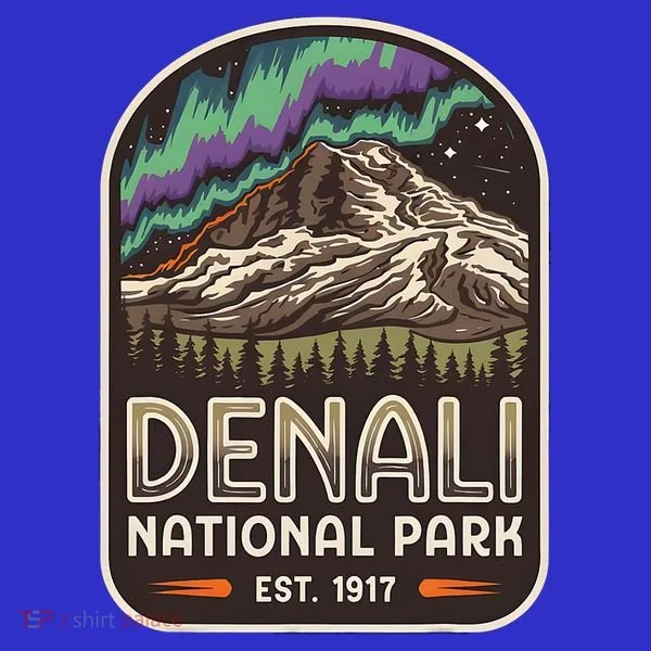Mount Denali Alaska Mountain Denali National Park Long Sleeve Shirt
