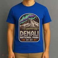 Mount Denali Alaska Mountain Denali National Park T-Shirt thumb 3