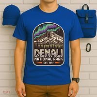 Mount Denali Alaska Mountain Denali National Park T-Shirt thumb 6