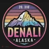 Mount Denali Alaska Mountaineer Climbing Doggie Tank thumb 4