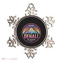 Mount Denali Alaska Mountaineer Climbing Ornament thumb 0