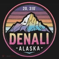Mount Denali Alaska Mountaineer Climbing Ornament thumb 1