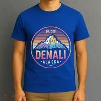 Mount Denali Alaska Mountaineer Climbing T-Shirt thumb 3