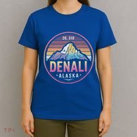 Mount Denali Alaska Mountaineer Climbing T-Shirt thumb 4