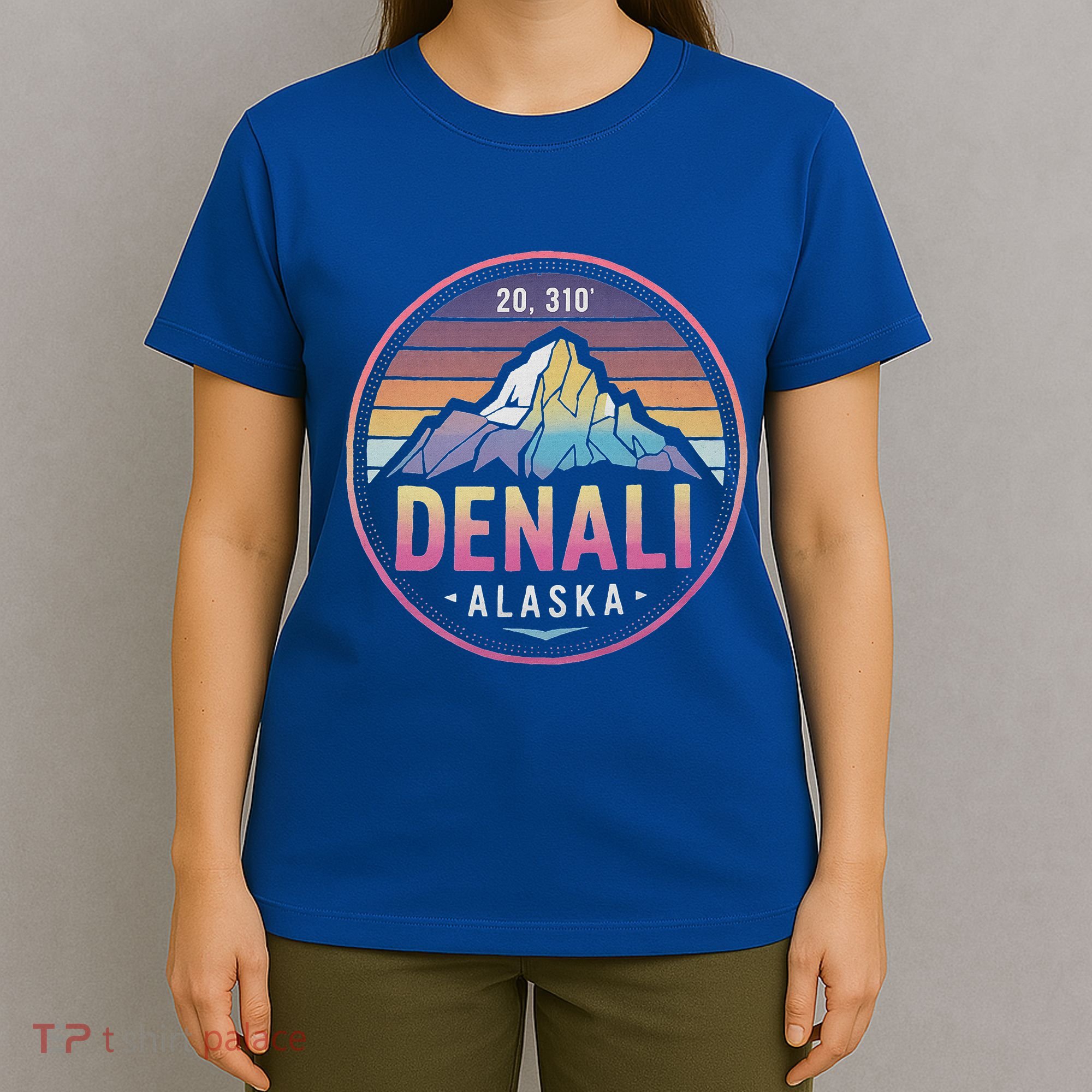 Mount Denali Alaska Mountaineer Climbing T-Shirt