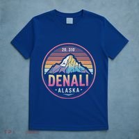 Mount Denali Alaska Mountaineer Climbing T-Shirt thumb 5