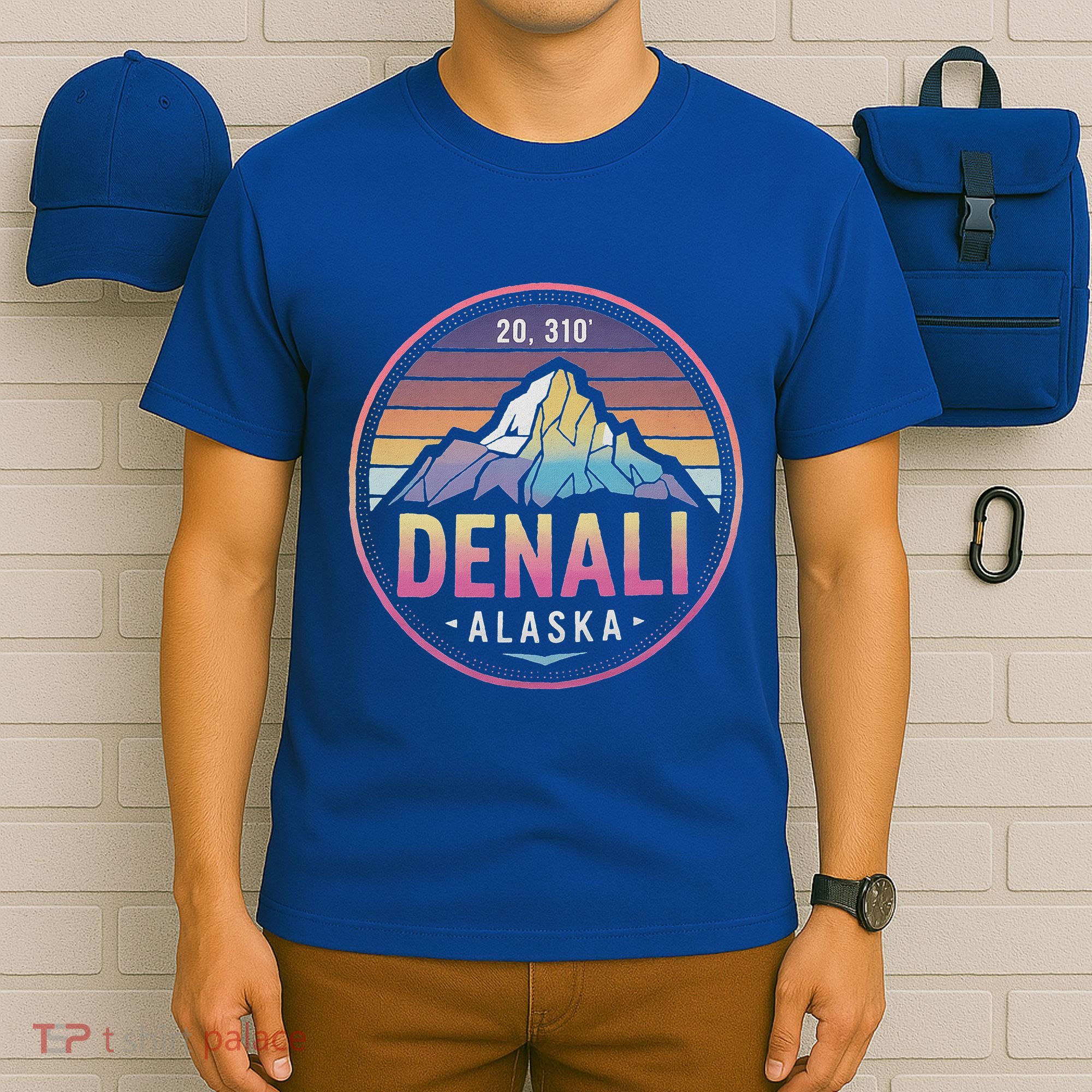 Mount Denali Alaska Mountaineer Climbing T-Shirt