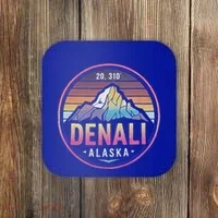 Mount Denali Alaska Mountaineer Climbing Coaster thumb 0