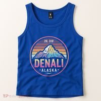 Mount Denali Alaska Mountaineer Climbing Tank Top thumb 2