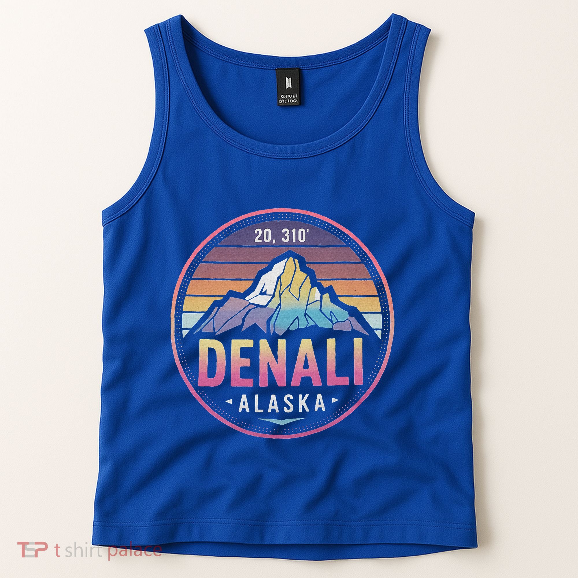 Mount Denali Alaska Mountaineer Climbing Tank Top