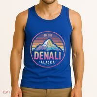 Mount Denali Alaska Mountaineer Climbing Tank Top thumb 3