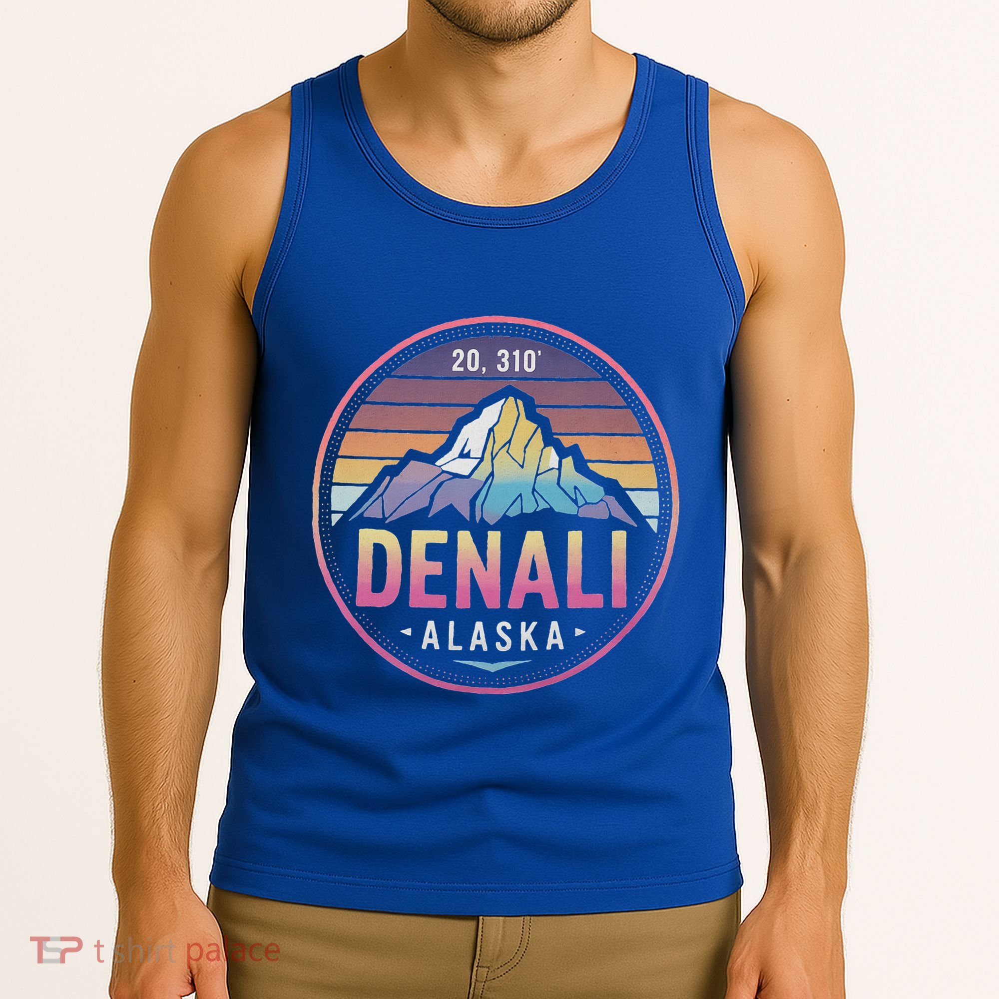 Mount Denali Alaska Mountaineer Climbing Tank Top