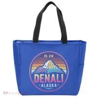Mount Denali Alaska Mountaineer Climbing Tote Bag thumb 0