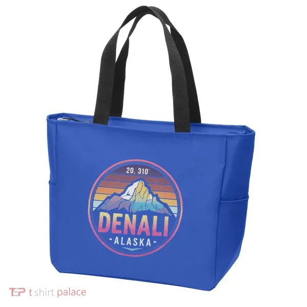 Mount Denali Alaska Mountaineer Climbing Tote Bag