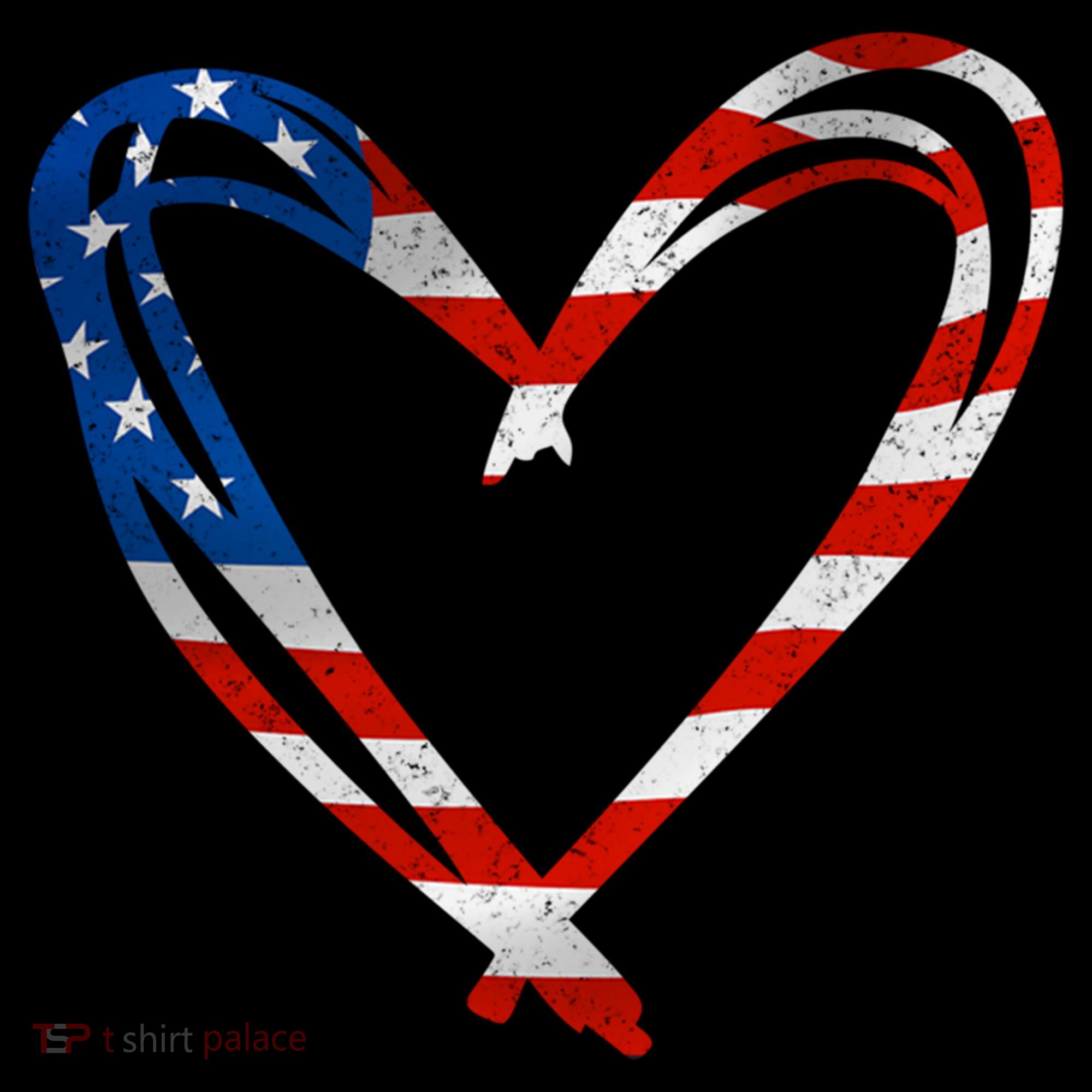 Memorial Day And 4th July Partiotic Heart Gift Coffee Mug