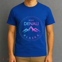 Mount Denali Alaska Mountaineer Climbing National Park T-Shirt thumb 3