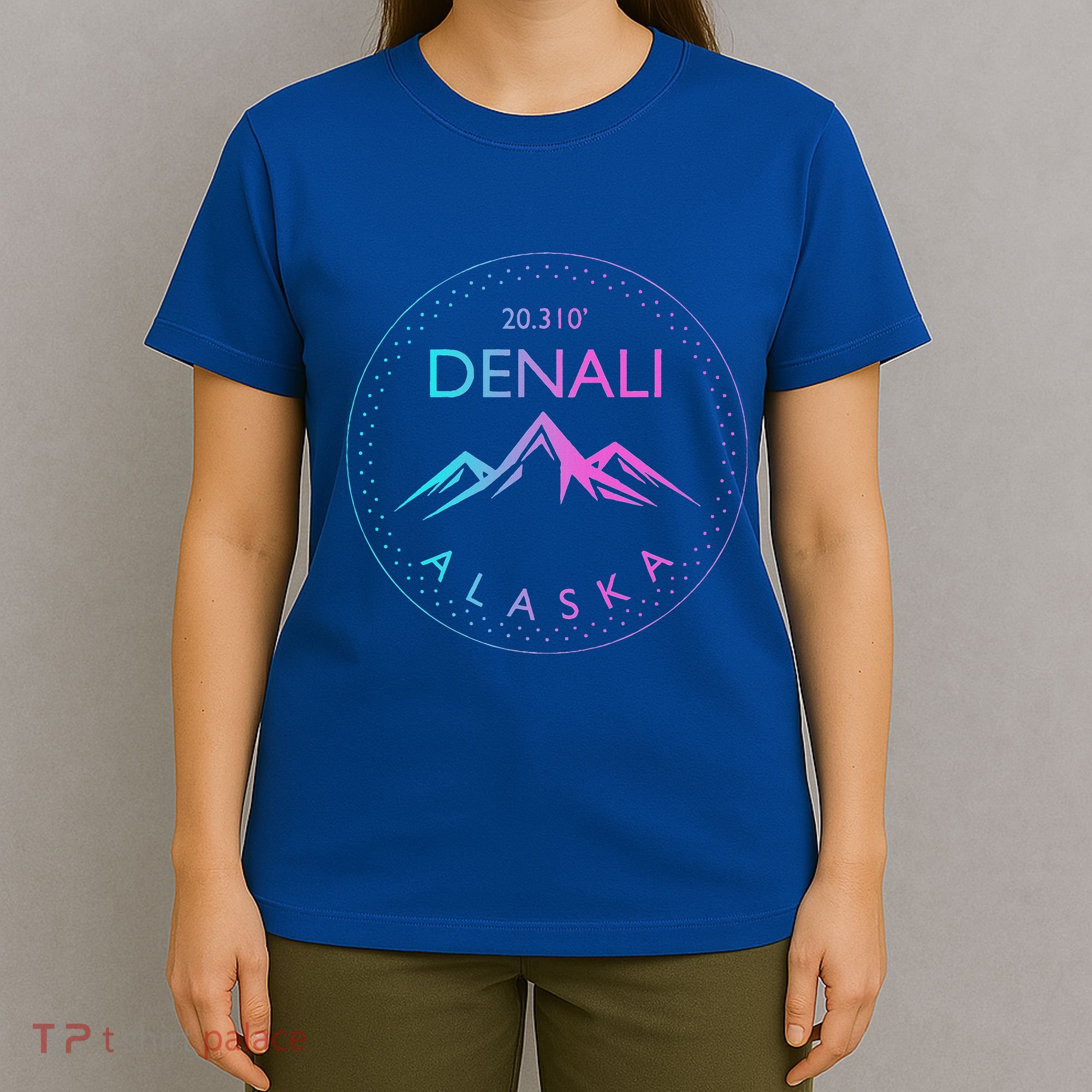 Mount Denali Alaska Mountaineer Climbing National Park T-Shirt