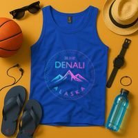 Mount Denali Alaska Mountaineer Climbing National Park Tank Top thumb 4