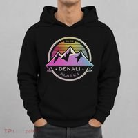 Mount Denali Alaska Mountaineer Climbing National Park Hoodie thumb 0